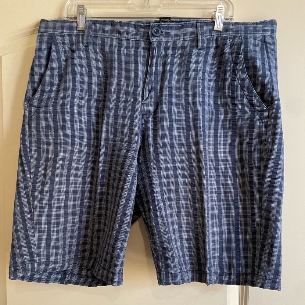 Men’s Blue Checked Shorts